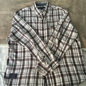 Mens US Polo Association Plaid Flannel Shirt size XXL